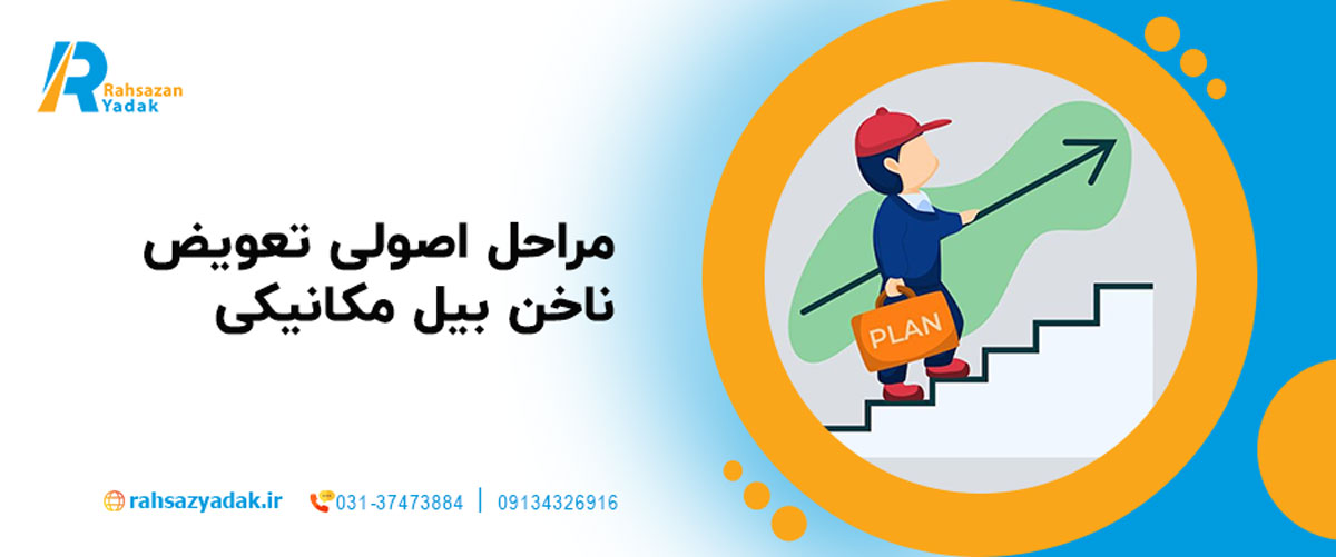  مراحل اصولی تعویض ناخن بیل مکانیکی