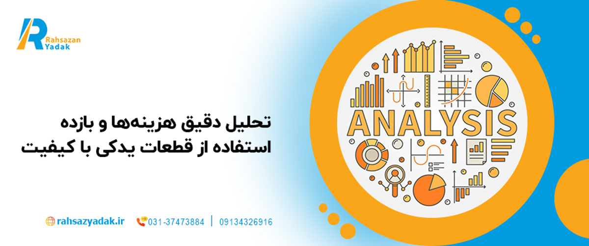 ۵. تحلیل دقیق هزینه‌ها و بازده استفاده از قطعات یدکی با کیفیت
